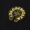 6931a38eccd8ab3d7af97cdd CH Chrome Hearts 2025FW Short Sleeve T-Shirt with Arch Bridge Embroidery and Hollow-Out Design, Premium 26s Double-Yarn 300g Fabric, Heavyweight Material, Custom Spandex Ribbing Dyed in Same Dye Batch, Complete Three-Label Set, Unisex Style