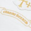 6931a38fccd8ab3d7af97cea CH Chrome Hearts 2025FW Short Sleeve T-Shirt with Applique Embroidery, Premium 26s Double Yarn 300g Fabric, Heavyweight Material, Custom Stretch Ribbing Dyed in Same Dye Batch, Complete Three-Label Set, Unisex Design
