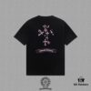 6931a38fccd8ab3d7af97ced CH Chrome Hearts 2025FW Short Sleeve T-Shirt with Applique Embroidery, Premium 26s Double Yarn 300g Fabric, Heavyweight Material, Custom Spandex Rib Knit Dyed Together, Complete Three Labels, Unisex Style