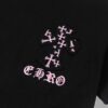 6931a38fccd8ab3d7af97cf3 CH Chrome Hearts 2025FW Short Sleeve T-Shirt with Applique Embroidery, Premium 26s Double Yarn 300g Fabric, Heavyweight Material, Custom Spandex Rib Knit Dyed Together, Complete Three Labels, Unisex Style