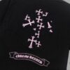 6931a390ccd8ab3d7af97cf5 CH Chrome Hearts 2025FW Short Sleeve T-Shirt with Applique Embroidery, Premium 26s Double Yarn 300g Fabric, Heavyweight Material, Custom Spandex Rib Knit Dyed Together, Complete Three Labels, Unisex Style