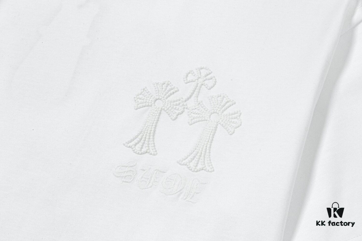 6931a390ccd8ab3d7af97d00 CH Chrome Hearts 2025FW Short Sleeve T-Shirt with Arch Bridge Embroidery, Premium 26s Double Yarn 300g Fabric, Heavyweight Material, Custom Jersey Ribbing Dyed in Same Dye Batch, Three Labels Included, Unisex Design