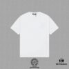 6931a391ccd8ab3d7af97d12 CH Chrome Hearts 2025FW Short Sleeve T-Shirt with Applique Embroidery, Premium 26s Double Yarn 300g Fabric, Heavyweight Material, Custom Spandex Rib Knit Dyed Together with Body, Three Labels Complete, Unisex Design