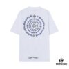 6931a393ccd8ab3d7af97d2d CH Crocodile Heart 25SS Early Spring New Arrival Sanskrit Print Embroidery Logo Round Neck T-Shirt, Unisex