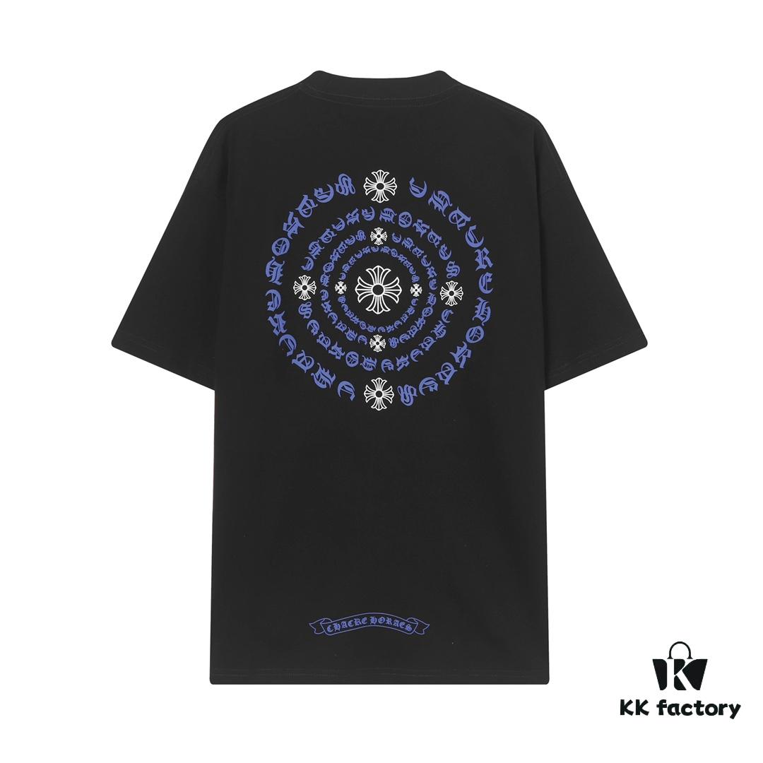 6931a393ccd8ab3d7af97d2f CH Crocodile Heart 25SS Early Spring New Arrival Sanskrit Print Embroidery Logo Round Neck T-Shirt, Unisex