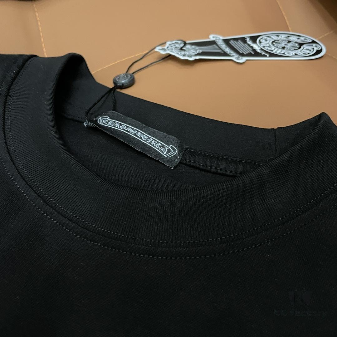 6931a393ccd8ab3d7af97d38 CH Crocodile Heart 25SS Spring Collection Sanskrit Embroidery Logo Heavyweight Washed Short Sleeve Round Neck T-Shirt Unisex