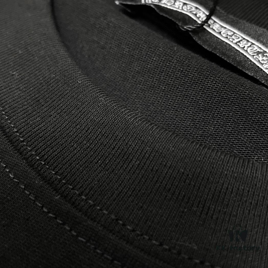 6931a394ccd8ab3d7af97d4b CH Crooked Heart 25SS Spring Collection Sanskrit 3D Embroidered Logo Heavyweight Washed Short Sleeve Round Neck T-Shirt Unisex