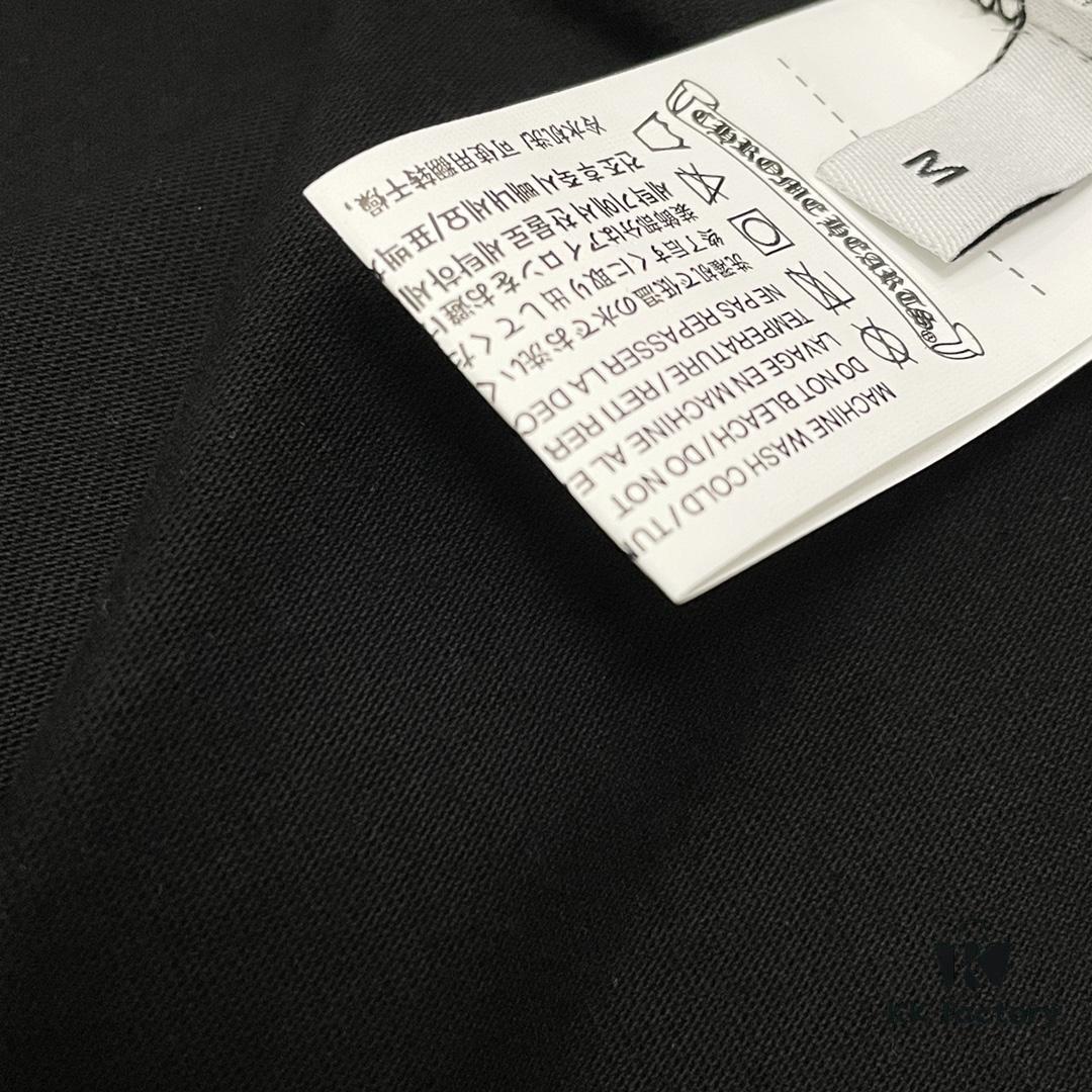 6931a395ccd8ab3d7af97d56 CH Crocodile Heart 25SS Early Spring New Arrival Sanskrit 3D Embroidered Logo Short Sleeve Round Neck T-Shirt Unisex