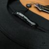 6931a397ccd8ab3d7af97d76 CH - Chrome Hearts Heavyweight Metal Horse Hoof with Sanskrit Embroidery Logo Short Sleeve Crew Neck T-Shirt Unisex