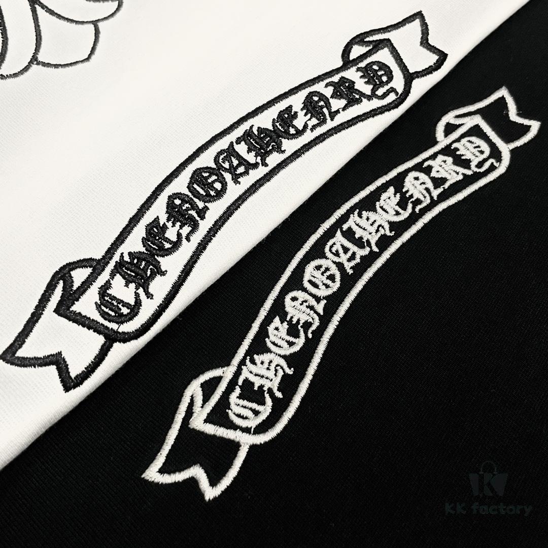 6931a398ccd8ab3d7af97d8a CH Crocodile Heavy Metal Embroidered Logo Short Sleeve Round Neck T-Shirt Unisex Lightweight Luxury High-Quality 320g Double Cotton Fabric