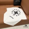 6931a398ccd8ab3d7af97d8c CH➡️ Chrome Hearts Heavyweight Embroidered Logo Short Sleeve Round Neck T-Shirt Unisex
