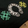 6931a39bccd8ab3d7af97dcc CH Crooked Heart Graffiti Logo Short Sleeve Round Neck T-Shirt Unisex