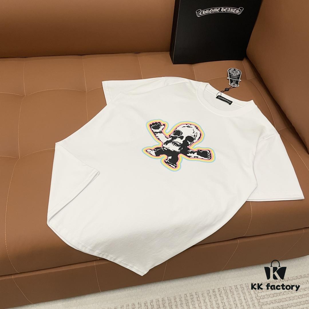 6931a39bccd8ab3d7af97dcf Chrome Hearts Graffiti Logo Short Sleeve Round Neck T-Shirt Unisex