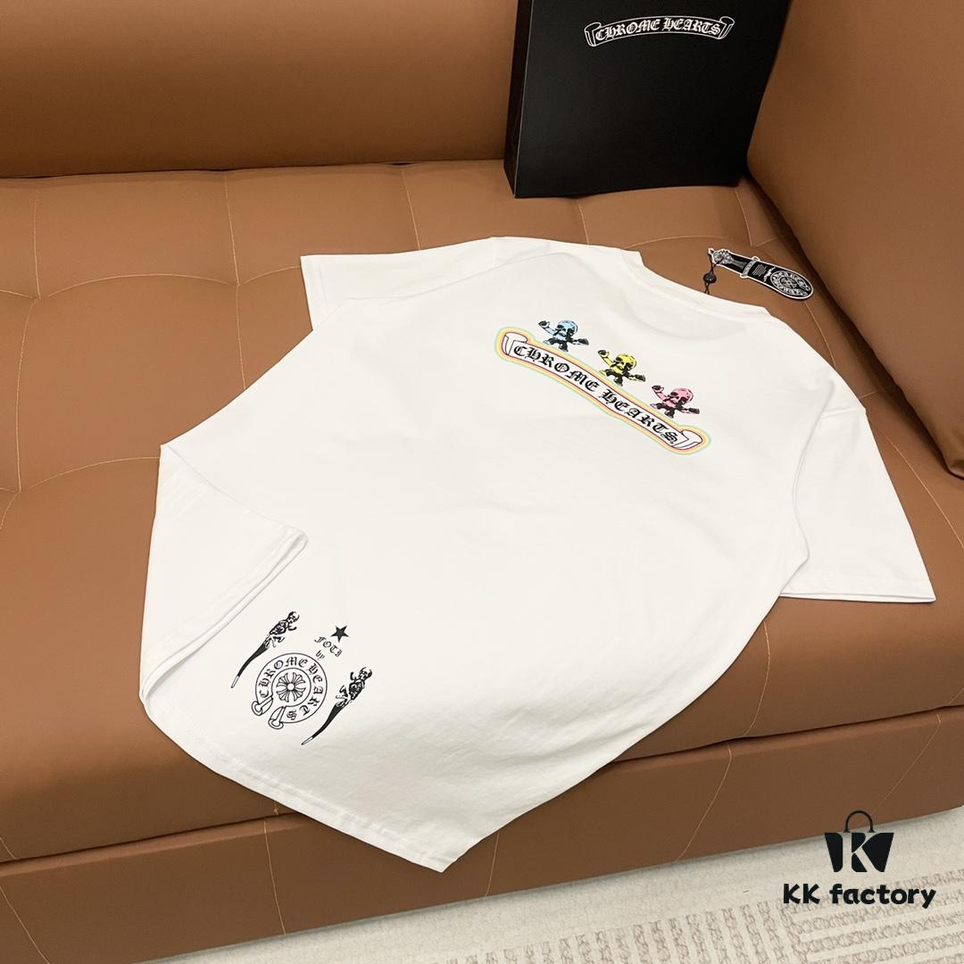 6931a39bccd8ab3d7af97dd0 Chrome Hearts Graffiti Logo Short Sleeve Round Neck T-Shirt Unisex