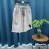 CH Cross - Heavy Hardware, Faux Leather Patch, Embroidered Horse Letter Leisure Shorts