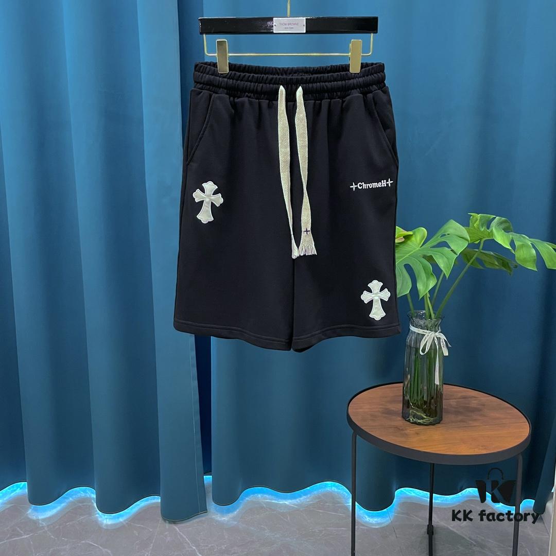 CH - Chrome Hearts Embroidered Logo Casual Shorts