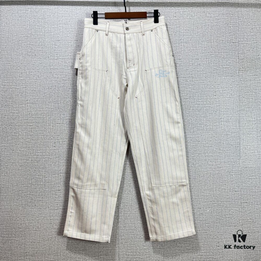 6931a39dccd8ab3d7af97df3 Christian Dior 25SS Spring New Arrival Canvas Striped Trousers