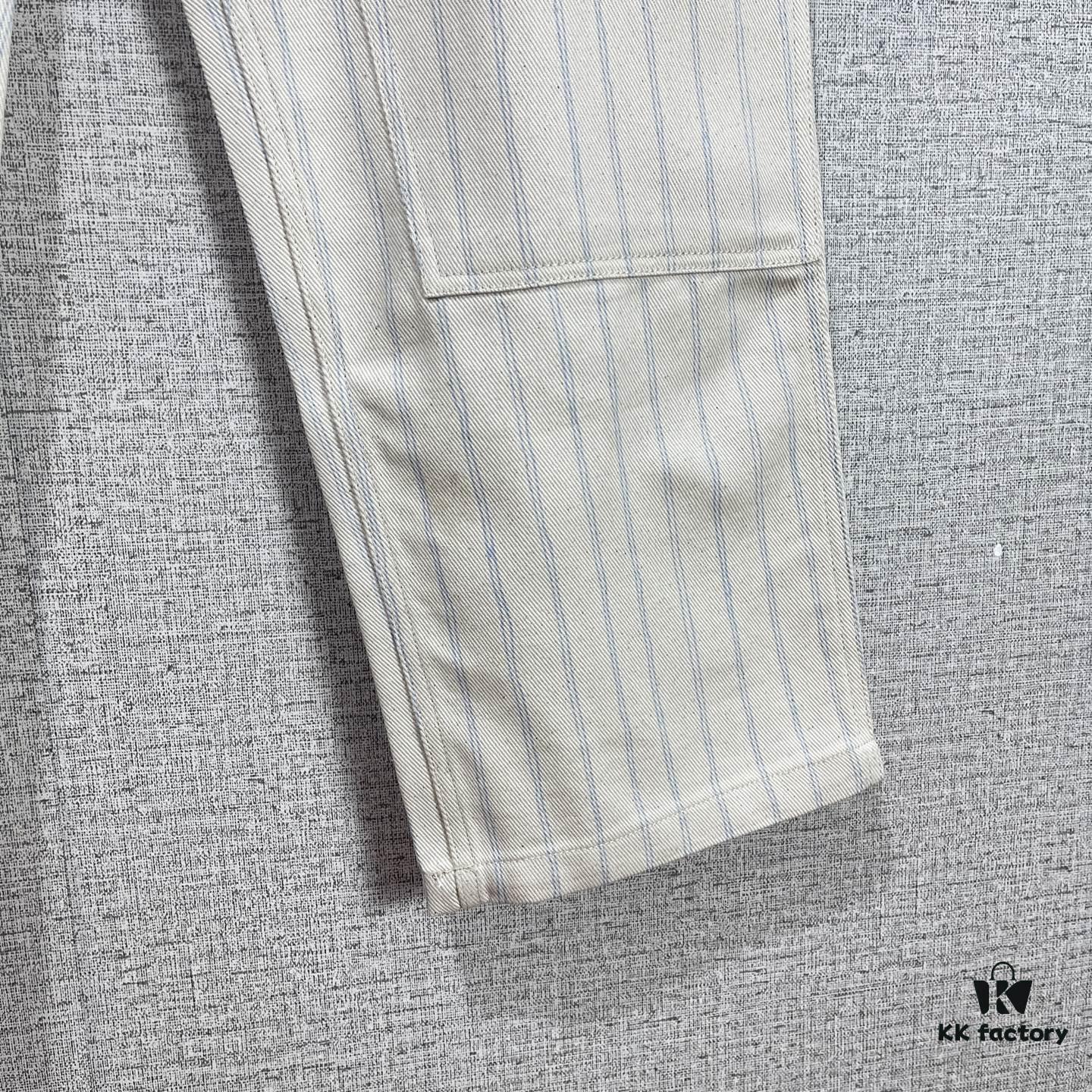 6931a39dccd8ab3d7af97df8 Christian Dior 25SS Spring New Arrival Canvas Striped Trousers