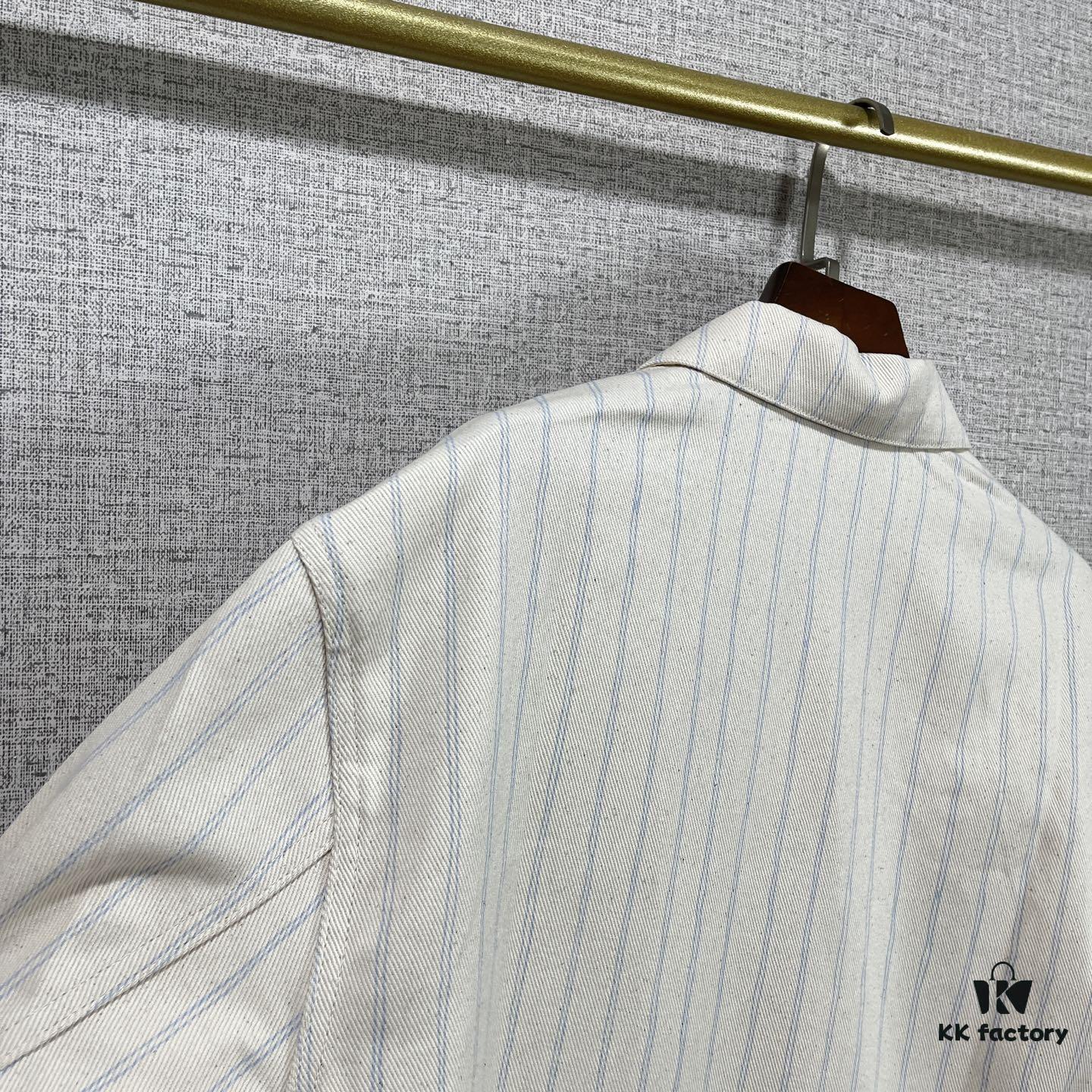 6931a39eccd8ab3d7af97e03 Christian Dior 25SS Spring New Arrival Striped Long-Sleeve Shirt Jacket