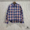 6931a39fccd8ab3d7af97e10 Chrome Hearts 2025 SS Spring/Summer New Arrival Aligned Plaid Long-Sleeve Button-Down Shirt