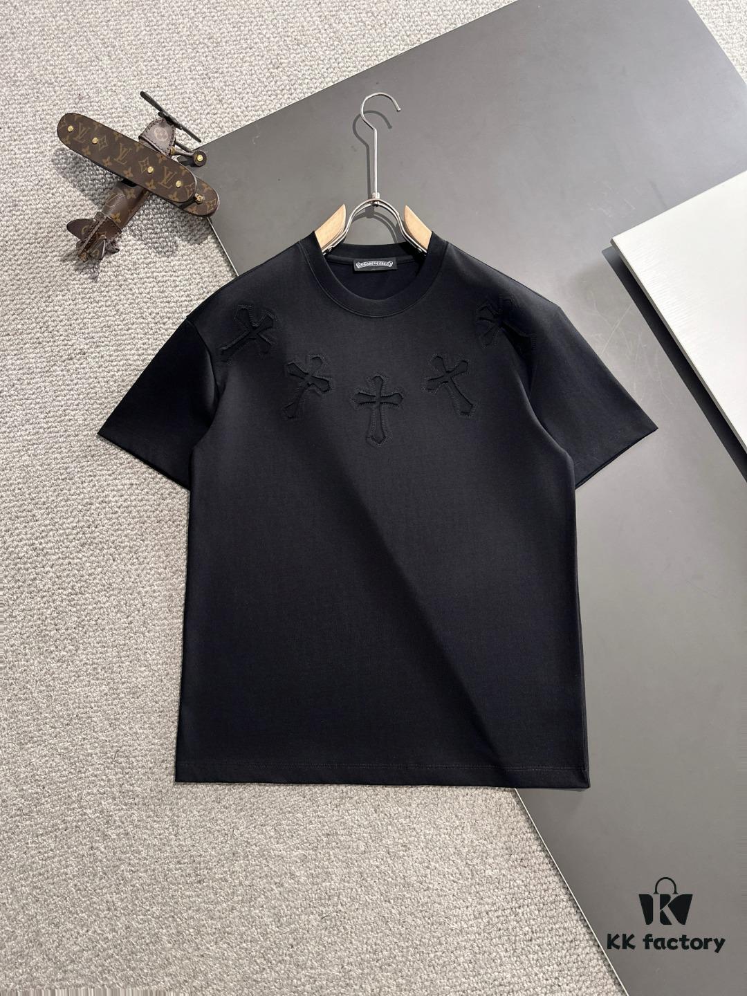 6931a3a0ccd8ab3d7af97e20 Chrome Hearts 2025 Spring Collection New Arrival (Premium Quality, Not Standard Stock) - Heavyweight 260g High-Density Short Sleeve Unisex T-Shirt