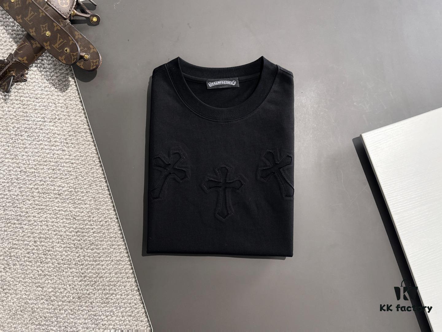 6931a3a0ccd8ab3d7af97e27 Chrome Hearts 2025 Spring Collection New Arrival (Premium Quality, Not Standard Stock) - Heavyweight 260g High-Density Short Sleeve Unisex T-Shirt