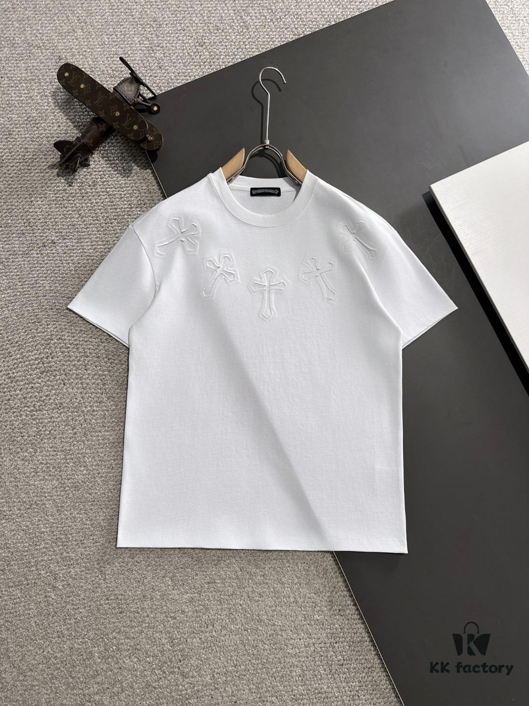 6931a3a0ccd8ab3d7af97e29 Chrome Hearts 2025 Spring Collection Heavyweight 260g High-Density Short Sleeve T-Shirt, Exclusive Runway Unisex Design