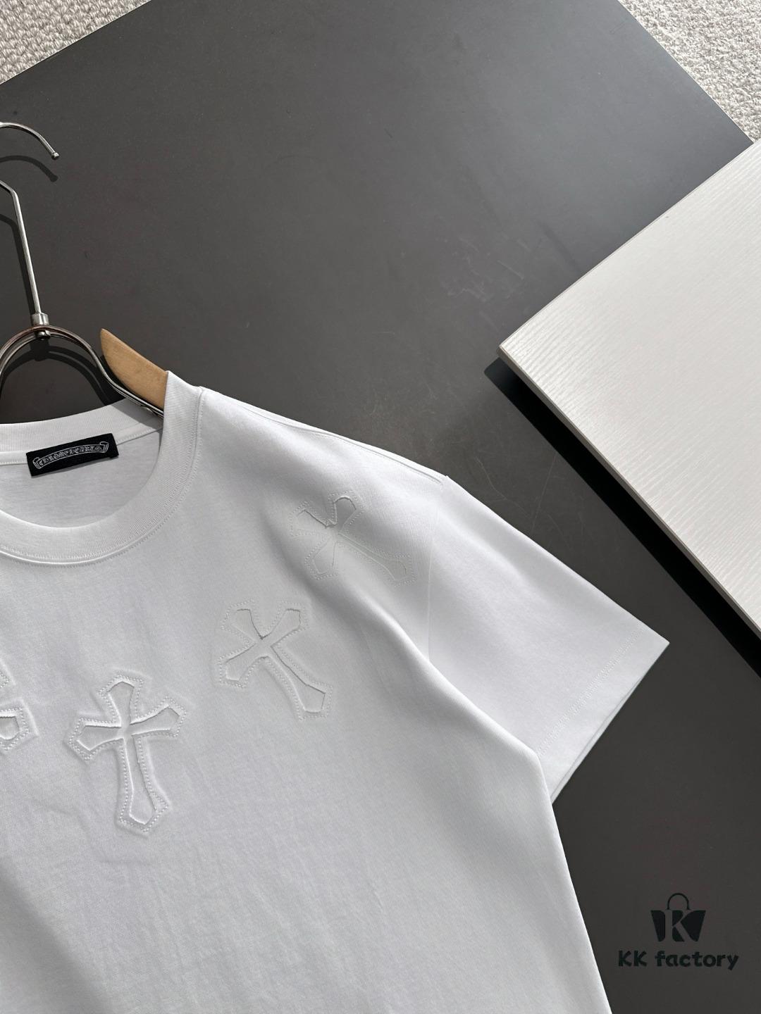 6931a3a0ccd8ab3d7af97e2a Chrome Hearts 2025 Spring Collection Heavyweight 260g High-Density Short Sleeve T-Shirt, Exclusive Runway Unisex Design