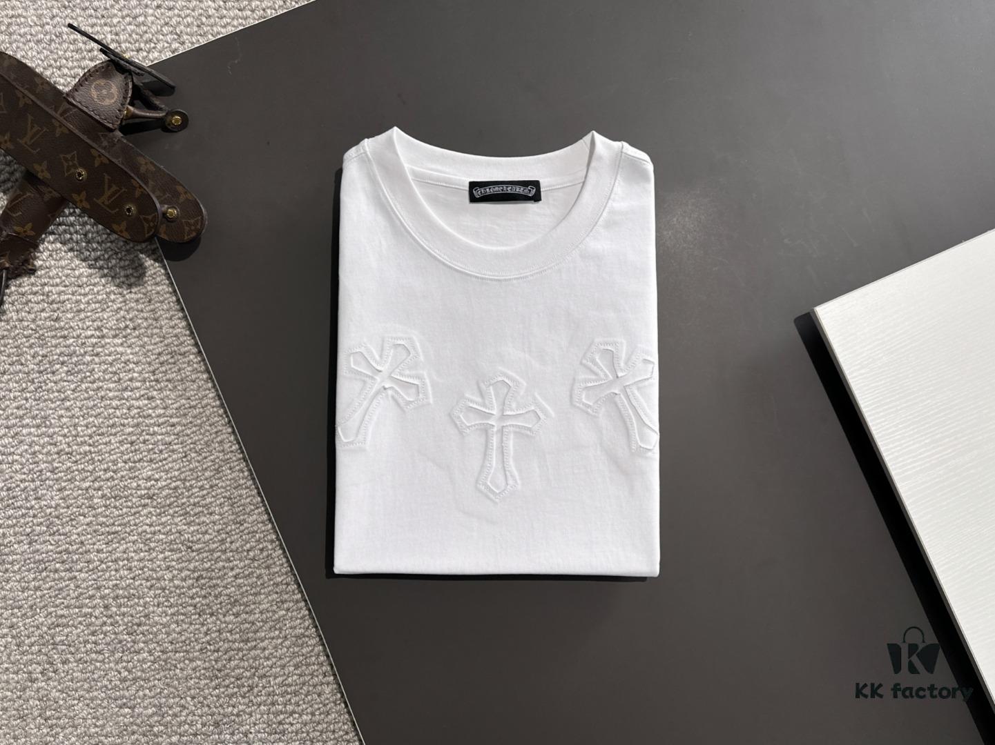 6931a3a0ccd8ab3d7af97e30 Chrome Hearts 2025 Spring Collection Heavyweight 260g High-Density Short Sleeve T-Shirt, Exclusive Runway Unisex Design