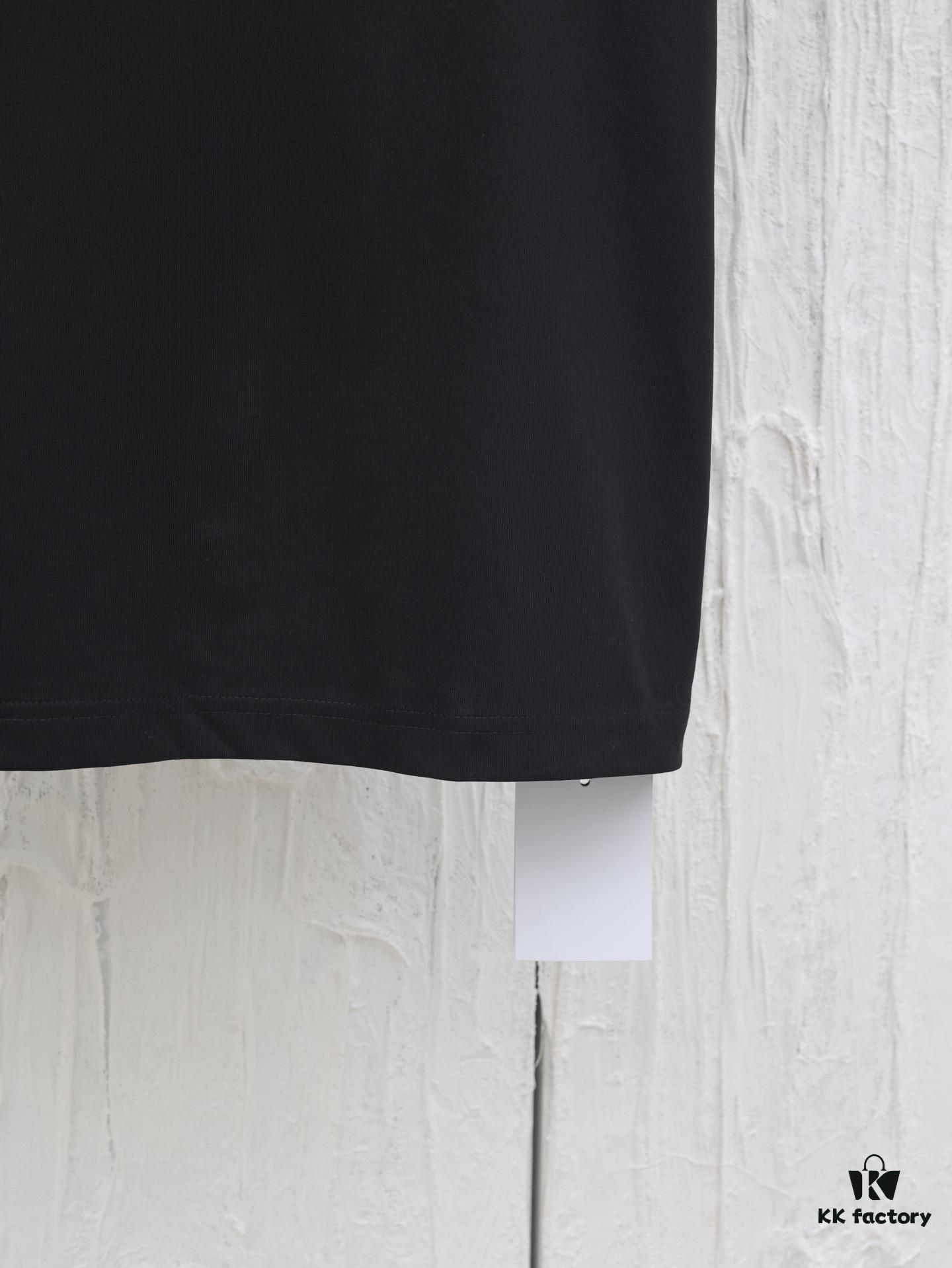 Chrome Hearts* 2025 New Arrival Neckline Sanskrit Letter Print Short Sleeve T-Shirt