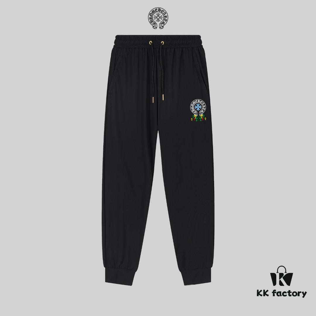6931a3a2ccd8ab3d7af97e56 Chrome Hearts Spring and Summer New Arrival Two-Color High-Quality Lightweight Athletic Linen Pants Smooth, Comfortable, Wrinkle-Resistant and Seamless