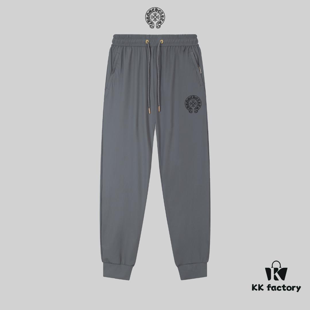 6931a3a3ccd8ab3d7af97e5d Chrome Hearts Spring and Summer New Arrival High-Quality Lightweight Sport Casual Ice-Silk Pants in Two Classic Colors, Smooth Comfortable Wrinkle-Free and Seamless Design