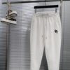 6931a3a7ccd8ab3d7af97eae CH Chrome Heart 24FW Spring/Summer New Arrival Horse Hoof Sanskrit Logo Drawstring Casual Pants Unisex – Cross Sanskrit Patch Design