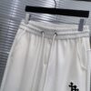 6931a3a7ccd8ab3d7af97eb2 CH Chrome Heart 24FW Spring/Summer New Arrival Horse Hoof Sanskrit Logo Drawstring Casual Pants Unisex – Cross Sanskrit Patch Design