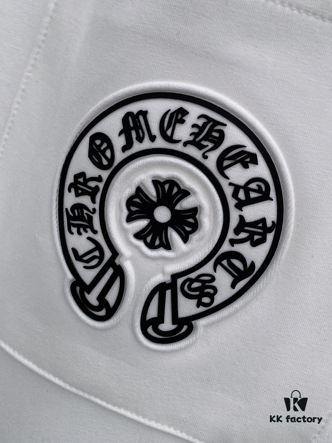 6931a3a8ccd8ab3d7af97eb5 CH Chrome Heart 24FW Spring/Summer New Arrival Horse Hoof Sanskrit Logo Drawstring Casual Pants Unisex – Cross Sanskrit Patch Design