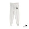 6931a3a8ccd8ab3d7af97eb9 CH Chrome Heart 24FW Spring/Summer New Arrival Horseshoe Sanskrit Logo Cropped Casual Pants Unisex – Cross Sanskrit Patch Design