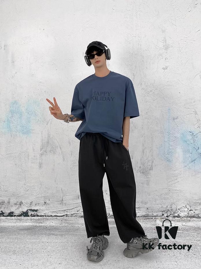 6931a3a8ccd8ab3d7af97ebb CH Chrome Heart 24FW Spring/Summer New Arrival Horseshoe Sanskrit Logo Cropped Casual Pants Unisex – Cross Sanskrit Patch Design