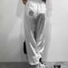 6931a3a8ccd8ab3d7af97ebd CH Chrome Heart 24FW Spring/Summer New Arrival Horseshoe Sanskrit Logo Cropped Casual Pants Unisex – Cross Sanskrit Patch Design