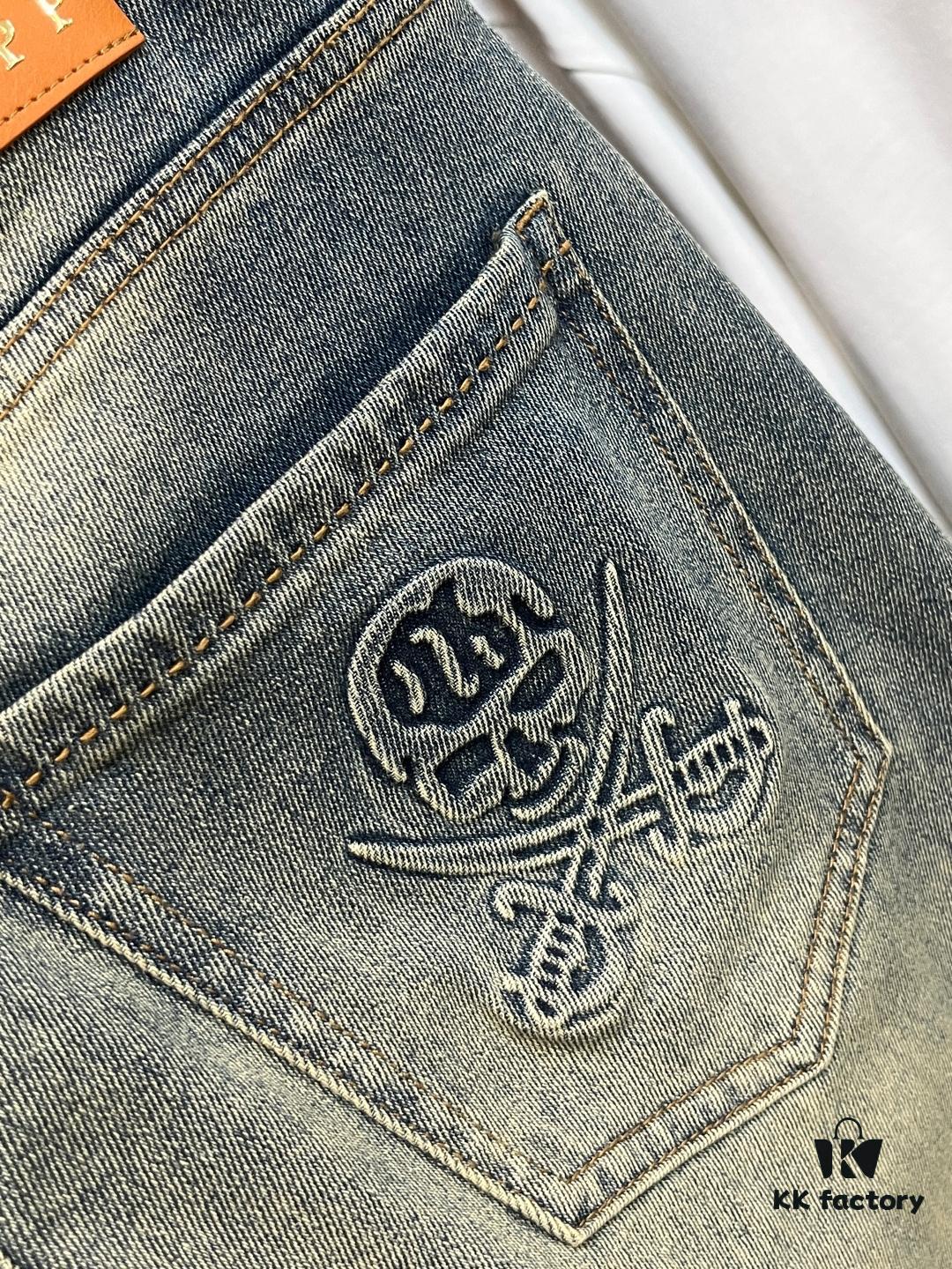 6931a3a9ccd8ab3d7af97ec7 Exclusive New Arrival Crocodile Heart Style Fashion Men's Casual Jeans, High-End European Design Original Stock Pants, Trendy and Comfortable Casual Trousers with Excellent Breathability and Impeccable Craftsmanship, Showcasing a Premium Leisure Cut