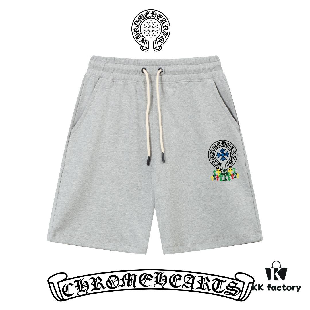 6931a3a9ccd8ab3d7af97ed2 Chrome Hearts SS Collection Premium Version Slim Fit Minimalist Printed Logo Unisex Shorts Compatible with All Body Types