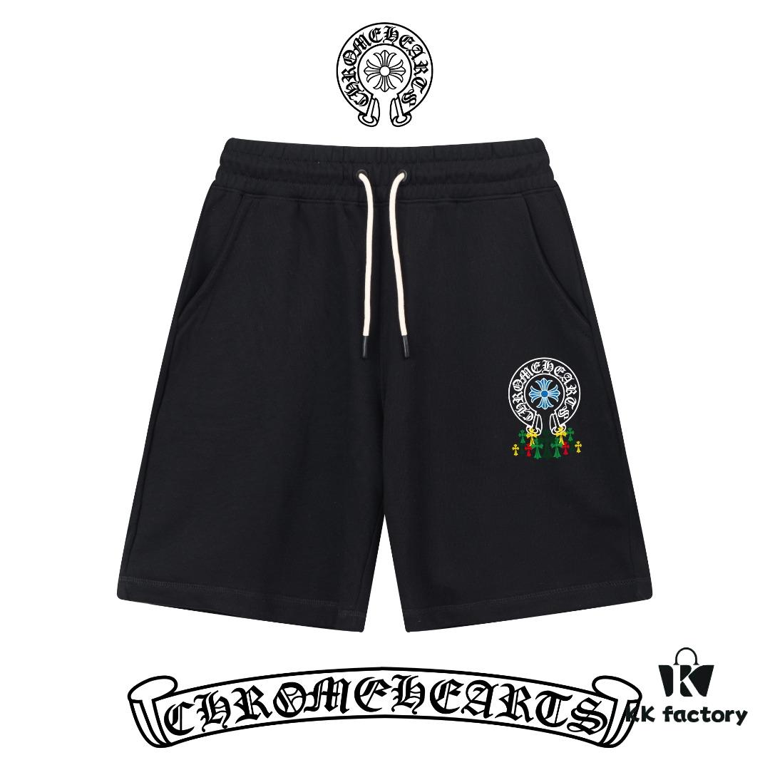 6931a3a9ccd8ab3d7af97ed3 Chrome Hearts SS Collection Premium Version Slim Fit Minimalist Printed Logo Unisex Shorts Compatible with All Body Types