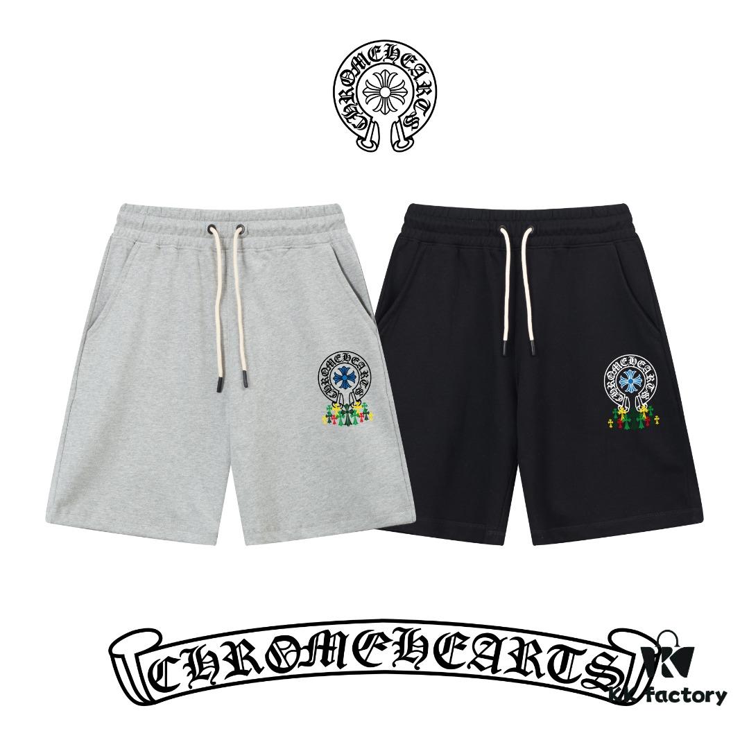 6931a3a9ccd8ab3d7af97ed6 Chrome Hearts SS Collection Premium Version Slim Fit Minimalist Printed Logo Unisex Shorts Compatible with All Body Types