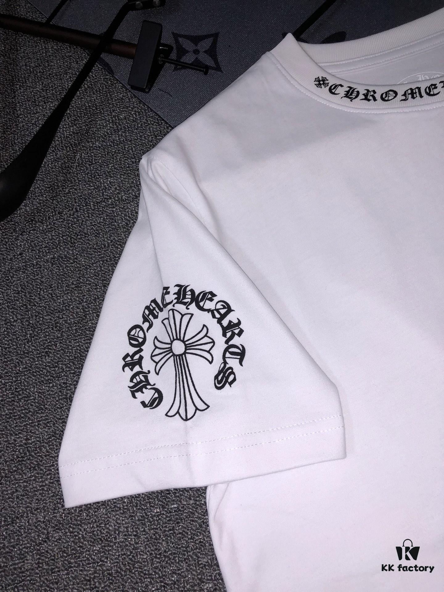 6931a3acccd8ab3d7af97f04 Chrome Hearts / 25s Summer Collection, Front and Back Print, 260g Combed Compact Cotton, High Quality Unisex T-Shirt