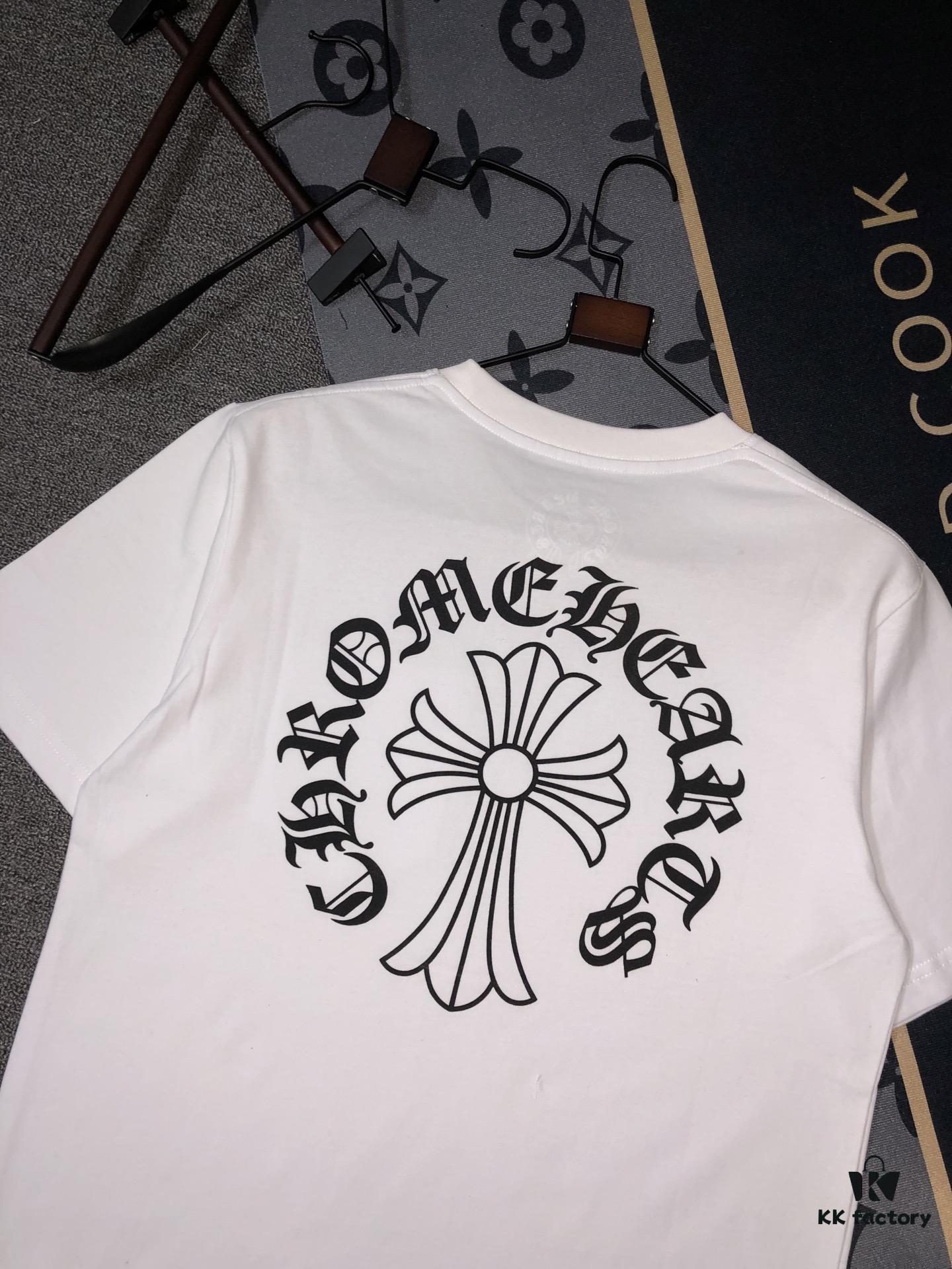 6931a3acccd8ab3d7af97f06 Chrome Hearts / 25s Summer Collection, Front and Back Print, 260g Combed Compact Cotton, High Quality Unisex T-Shirt