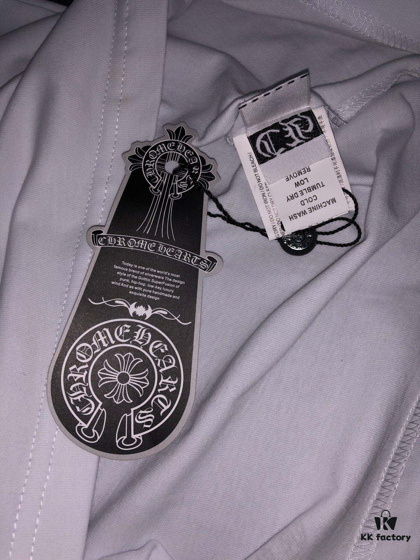 6931a3acccd8ab3d7af97f08 Chrome Hearts / 25s Summer Collection, Front and Back Print, 260g Combed Compact Cotton, High Quality Unisex T-Shirt