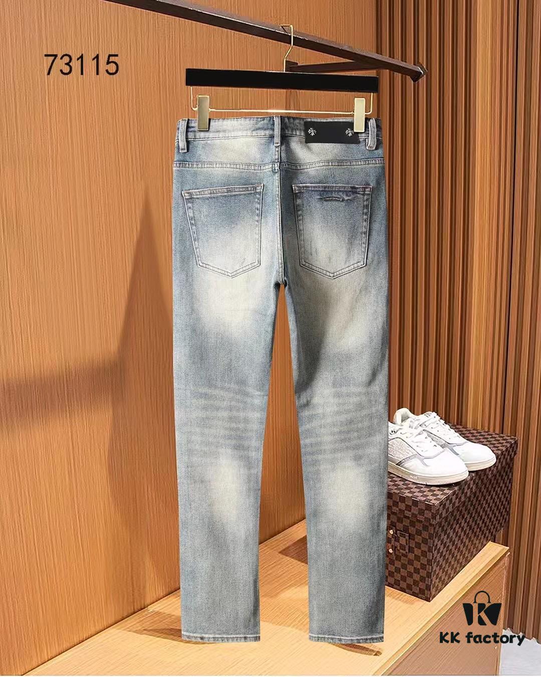 6931a3afccd8ab3d7af97f3c Chrome Hearts 2025 Spring/Summer New Arrival Hot Selling Stock Super Custom Denim Jeans, Original Hardware, Heavy Craftsmanship, Excellent Fit