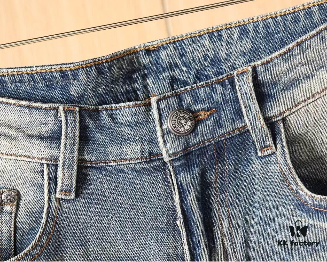 6931a3afccd8ab3d7af97f3d Chrome Hearts 2025 Spring/Summer New Arrival Hot Selling Stock Super Custom Denim Jeans, Original Hardware, Heavy Craftsmanship, Excellent Fit