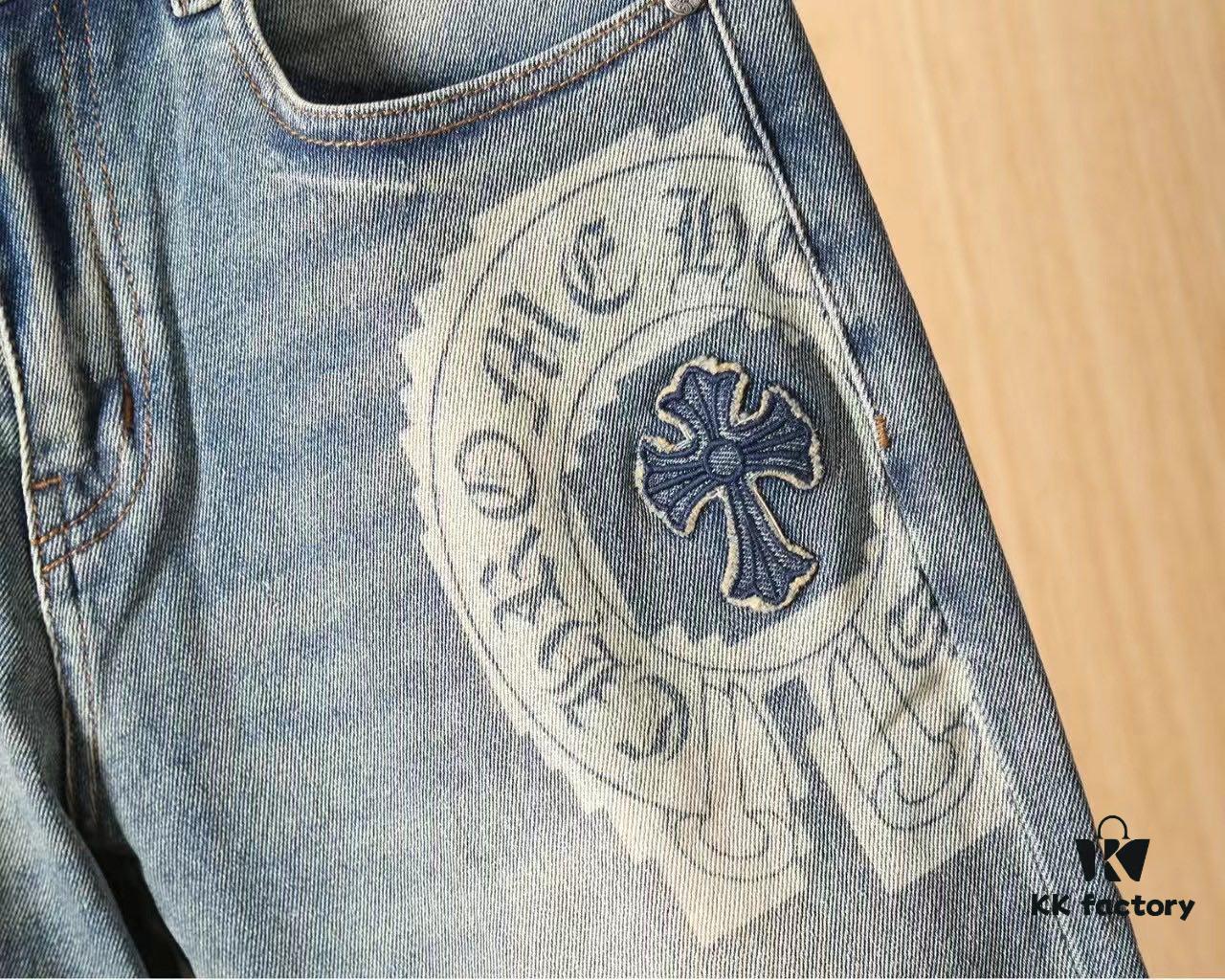 6931a3afccd8ab3d7af97f3f Chrome Hearts 2025 Spring/Summer New Arrival Hot Selling Stock Super Custom Denim Jeans, Original Hardware, Heavy Craftsmanship, Excellent Fit