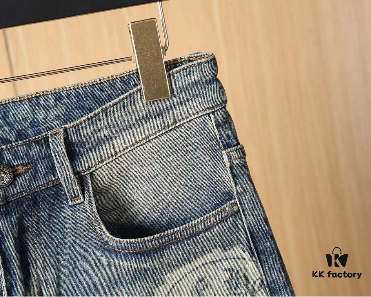 6931a3afccd8ab3d7af97f43 Chrome Hearts 2025 Spring/Summer New Arrival Hot Selling Stock Super Custom Denim Jeans, Original Hardware, Heavy Craftsmanship, Excellent Fit