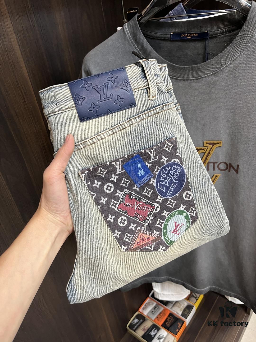 6931a3b0ccd8ab3d7af97f4d Exclusive New Arrival 🔥 Chrome Hearts Style Men's Fashion Casual Jeans, High-End European Design Original Stock Pants, Trendy and Breathable with Superior Comfort and Impeccable Details, Brand-Inspired Design Concept for Premium Quality, Relaxed Tailoring with Excellent Fit